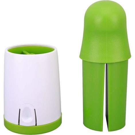 pair Hachoir à persil multifonctionnel sûr, Double lame, râpes manuelles, moulin à épices, broyeur de persil pour outils de cuisine
