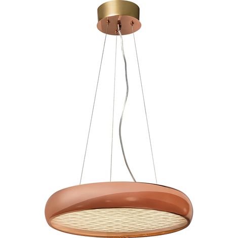 Suspension Design LED 30W 3000K Cuivre Brossé (1/4)