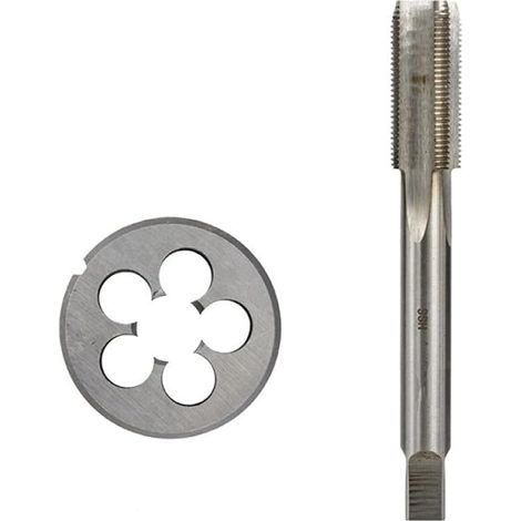 Kit tarauds/filières 3/4" UNC/UNF HSS, pour métal et atelier (1/5)