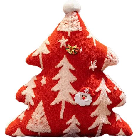 Oreiller Doudou Noël Décoratif, Housse Décorative Hivernale, Coussin Boho Moelleux pour Intérieur Canapé Salon Chambre, Décoration Intérieure pour Automne Halloween (1/5)