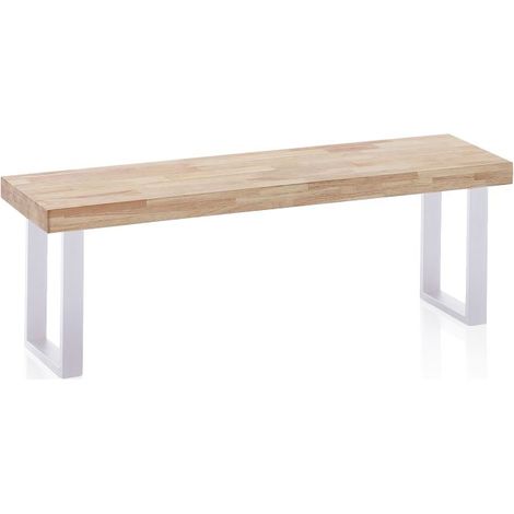 Banco Loft Roble salvaje - Blanco 34cm (ancho) x 47cm (alto) (1/5)