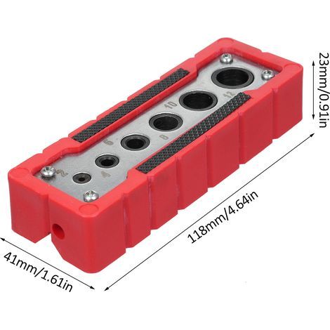 Gabarit de perçage pour trous de poche, guide de perçage pour le travail du bois, outils de travail du bois, positionneur de poinçons, kit de chevilles, accessoire pour outils électriques (1/5)
