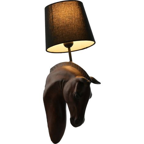 Lampara Aplique Resina 21X18X50,5 Caballo (1/5)