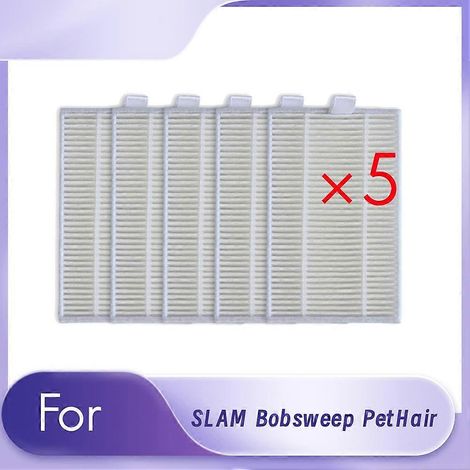 5er-Pack waschbare Ersatzfilter für den SLAM Bobsweep PetHair Saugroboter (1/5)