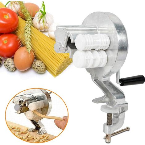 Machine à pâtes, manuelle, machine à pâtes, pour gnocchi et cavatelli, spaghetti, alliage d'aluminium