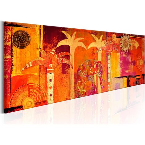 Quadro - African Collage - 150x50 (1/4)