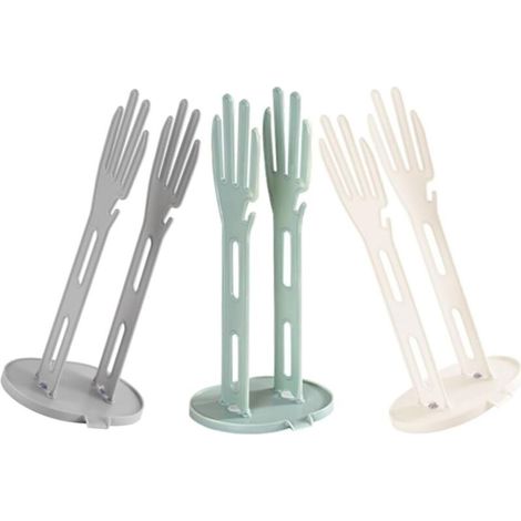 Set di 3 pezzi per riporre i guanti da cucina, porta guanti multifunzionale con scolapiatti, organizer riutilizzabile per guanti e strofinacci, accessorio pratico (1/5)