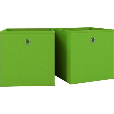 Juego de 2 cajas plegables Caja plegable Boxas 28x27x27 - VCM