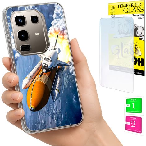Schutzhülle für Infinix Note 50 Pro 4G: Fotohülle, Rückseite + 9H-Glas (1/5)