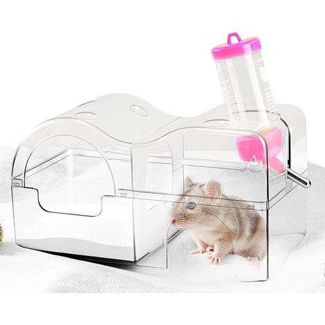 Bain de Sable pour Hamster - Bac À Sable pour Hamster Facile À Nettoyer - (1/5)