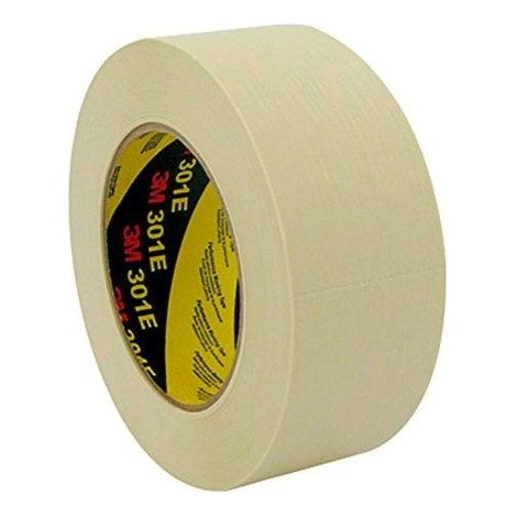 Ruban de masquage industriel performant3M™ 301E, beige, 48 mm x 50 m - Lot de 5