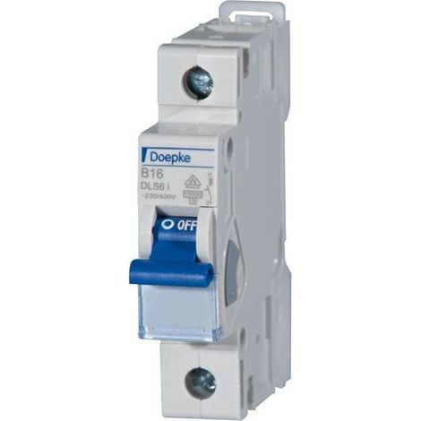 Interrupteur et disjoncteur doepke dls 6i b13-1 13 A 10 kA (1/2)