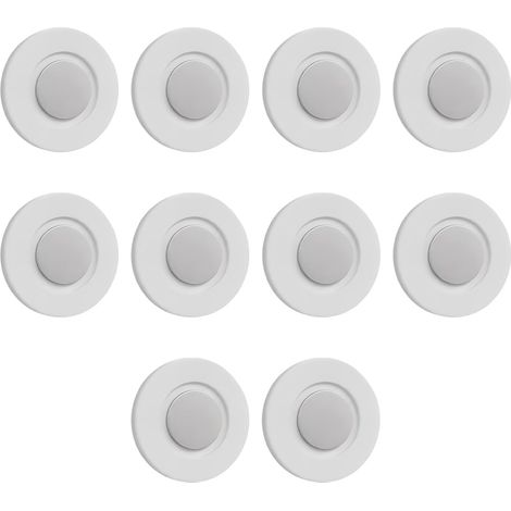 10 Ensembles D'Autocollants D'Absorption Magnétique, Support De Télécommande, Support Magnétique, Colle Antidérapante, Adapté À Divers Mur. (1/5)