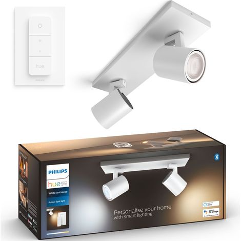 Tonalità Runner White Ambiance 2 spot 800 lm Bianco (1/5)