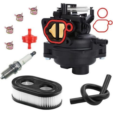 Convient aux moteurs Briggs & Stratton 799584 594058 550EX 725EXI 625EX 675EX 0EX 09P702-0145-F1 09P702-0098-F1, Troy Bilt TB200 TB20 125 T B554, tondeuses à gazon avec filtre à air 799584, carburateu (1/4)