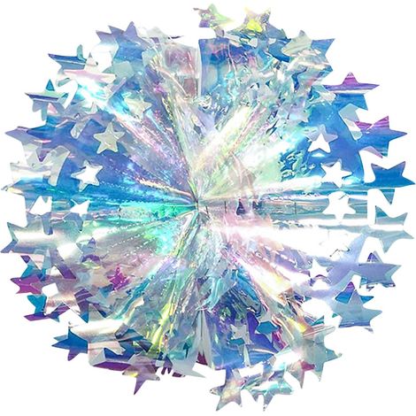 Boule Décorative En Film Néon - Diamètre 20 cm ou 40 cm - Pour Décoration De Fenêtre, Arbre De Noël, Fête Et Rassemblement - 1 Pièce (1/2)