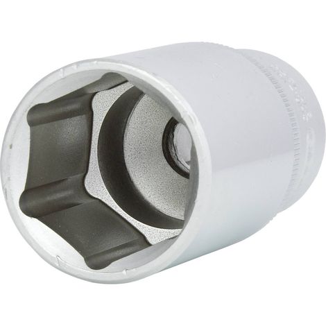 Kstools – Douille 6 pans longue 30 mm – Acier chromé vanadium – Normes DIN 3124 et ISO 2725 – Carré d’entraînement 1/2' – Finition satinée (1/5)