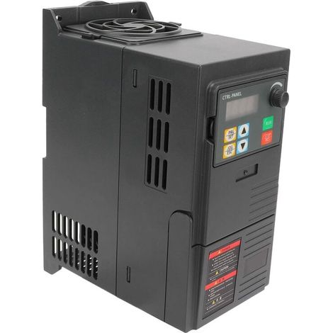 Convertidor de frecuencia Jeffergarden con entrada RS485, 0,75 kW, trifásico, 200 V-240 V, salida trifásica, inversor de frecuencia de 0-240 V (1/5)