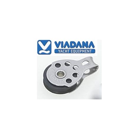 Poulie simple block 6mm inox viadana