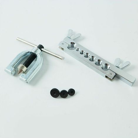 VURAHOME - Coffret Outil sertissage de tubes en Alu et Cuivre Kit d'évasement de Tuyau, Ensemble d'outils d'évasement de Tuyau de Frein pour tuyaux Doubles Simples en cuivre, en Laiton et en Aluminium (1/5)