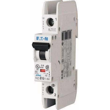 Disjoncteur FAZ cbe B 1,5A 1P NA UL 000132415 EATON FAZ B1,5/1 NA