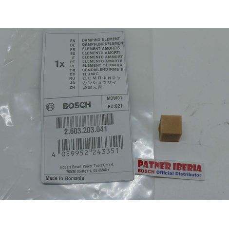 Original Ersatzteil BOSCH 2603203041  Dämpfungselement für GSS 230 AVE und GEX 125-150 AVE