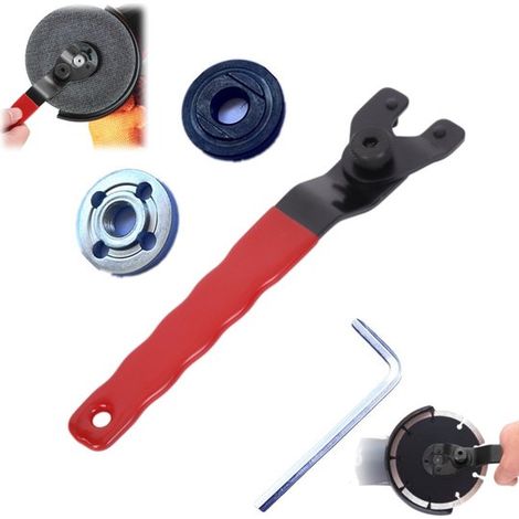 1 llave para amoladora angular, Llave de pasador ajustable, Tensor ajustable amoladora angular, 19, 5 cm, 8–48 mm (1/5)