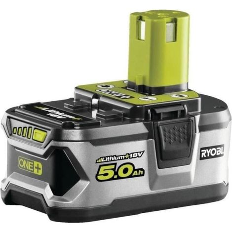 RYOBI - 1 batterie lithium+ 18V ONE+ 5,0 Ah - RB18L50 (1/3)