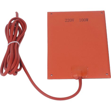 220V 100W Silikon-Motorheizplatte für Ölwanne, Motorvorwärmer für kalte Witterung, Ersatz-Heizmatte, frostbeständig. (1/5)
