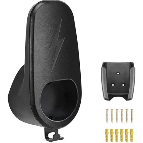 Soporte para cargador de vehículos eléctricos, organizador de cables de carga tipo 2, soporte para cables de coche eléctrico, soporte de pared Wallbox para motores Tesla Model Y y Model 3, estándares  (1/5)