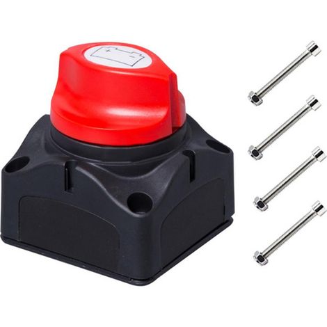 Battery power disconnect switch for RVs, boats, and trucks waterproof power isolator switch high current main power switch (1/4)
