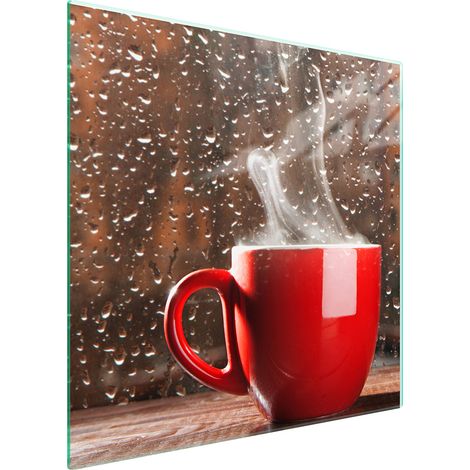 GLASSCHUTZPLATTE FÜR HERD 50x52 KAFFEE