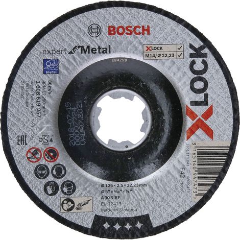 Bosch Expert for Metal A 30 S BF - Disco de corte - para metal - 125 mm - X-LOCK