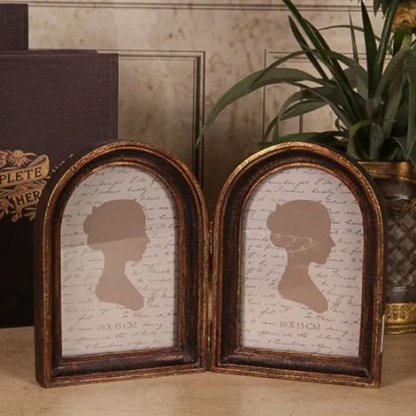 Cadre photo résine bronze 10x15cm (1/3)