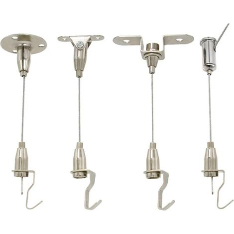 Kit de crochets en câble métallique amovibles pour accrocher des (1/5)