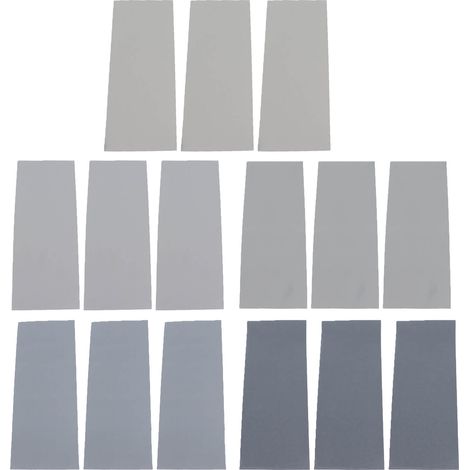 15Pcs Sandpaper Set 2000 3000 5000 7000 10000 Grit Silicon Carbide Sand Paper Assortment Kit for Automotive Crafts