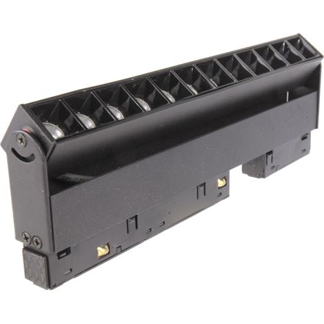 Jandei - Foco para carril magnético serie Grill orientable II, 12W 48V, luz 4200K, CRI 90, longitud 225 mm