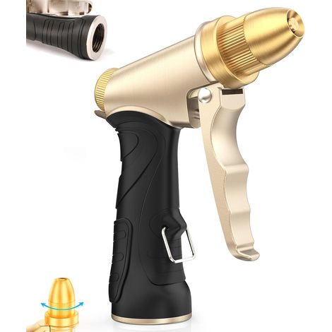 Spray Gun, High Pressure Lance, High Pressure Gun, Garden Sprayer, Adjustable Metal Cleaner Gun, Locking Trigger for Efficient Car Wash (1/5)