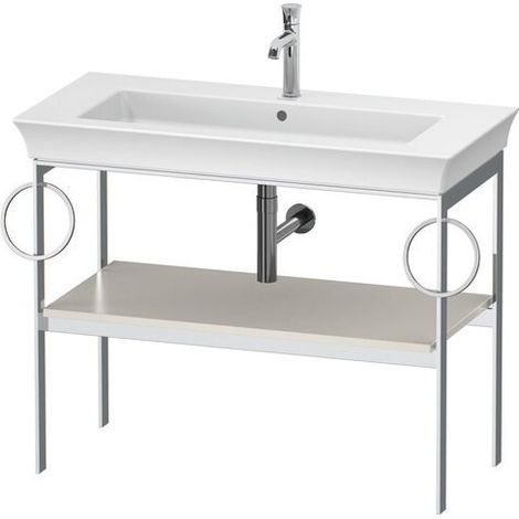 DURAVIT WT4547B3939 Console métal pour sol White Tulip (1/2)