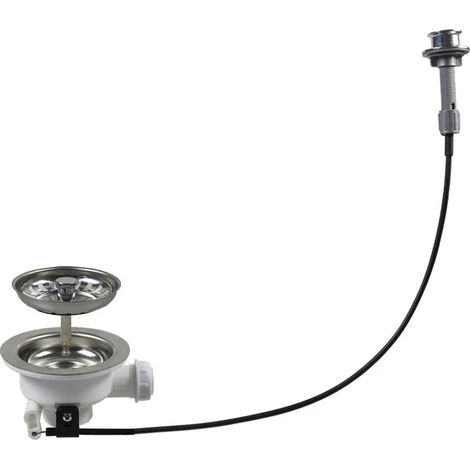système de drainage pour évier XK256C019, type bol de cuisine, filtre avec contrleur de cable, Kit de déchets d'évier (1/5)