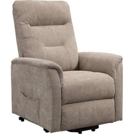 Fauteuil Relax Manuel Détente et Confort Maximum Modèle Argos - Beige 110 x 92 x 78 cm (1/5)