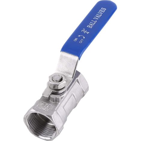 Acier Inoxydable Vanne à Bille de Tuyau à Port Réduit Femelle Fileté BSP Tailles Vanne à Bille à Passage Intégral 1/4 ", 3/8", 3/4 ", 1", 1-1/4 ", 1-1/2" (1") (1/5)