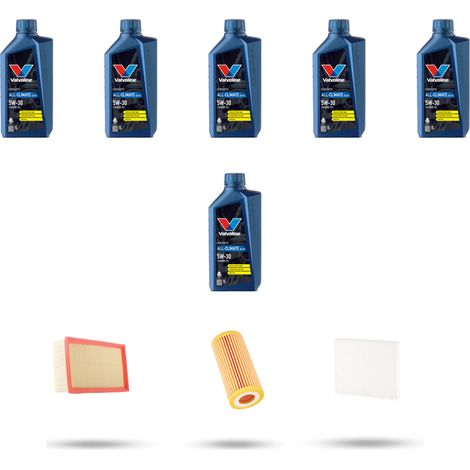 Kit tagliando 3 FILTRI e 6L OLIO compatibile con Seat Leon III 2.0 TSI 140kw Dal 2018 (1/5)