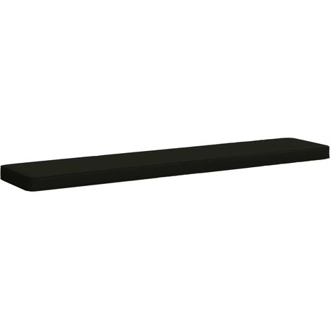 vidaXL Cuscino per Panchina a 1 Pezzo VUGHT 100% Poliestere Nero