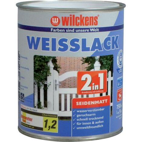 Wilckens Weisslack 2in1 seidenmatt 0,75l 12491100050 (1/5)