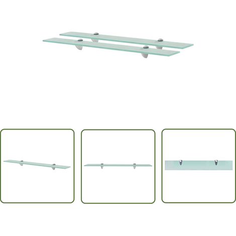 Étagères murales 2 pcs Verre 70x10 8 mm (1/5)