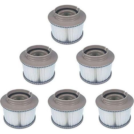 Juego de 6 filtros de repuesto para MSpa FD2089, cartucho filtrante para piscinas y spas (1/5)