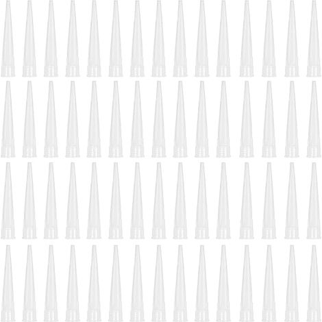 100 Pcs Silicone Cartridge Tips, Silicone Tips, Silicone Tips for Adhesive Sealant and Cartridge Gun (1/5)