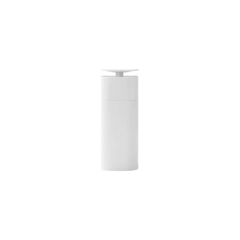 Distributeur de Savon Liquide 400ml Rechargeable, Pompe ABS Idéal pour Vaisselle et Salle de Bain (Blanc)