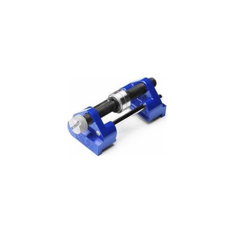 Rail de guidage d'affûtage - Acier inoxydable - Fixation latérale - Angle fixe - Avec rouleaux, convient aux ciseaux à bois, lames de rabot et ciseaux plats - Bleu (1/5)